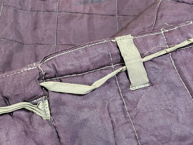 Original WWII German Luftwaffe Thermal Quilted Pants Liner — image 12