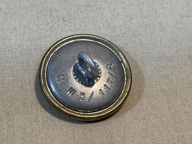 Original Nazi Era German NSDAP GOLD RZM Marked Button, 24mm — image 2