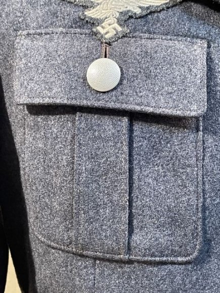 Original 1937 German Luftwaffe (Air Force) Service Tunic, Air Fighting Unit Signals — image 6