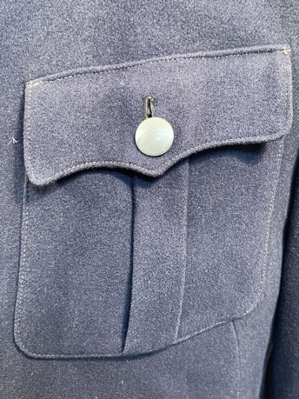 Original WWII German Fireman's Wool Officer's Tunic, Feuerschutzpolizei — image 11