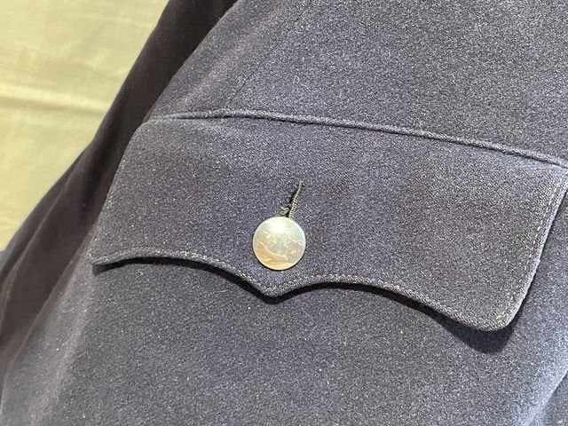 Original WWII German Fireman's Wool Officer's Tunic, Feuerschutzpolizei — image 14