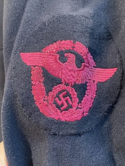 Original WWII German Fireman's Wool Officer's Tunic, Feuerschutzpolizei — image 18