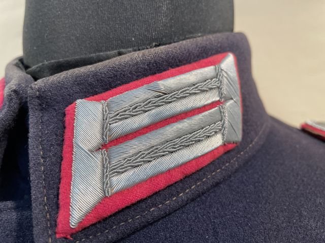 Original WWII German Fireman's Wool Officer's Tunic, Feuerschutzpolizei — image 2