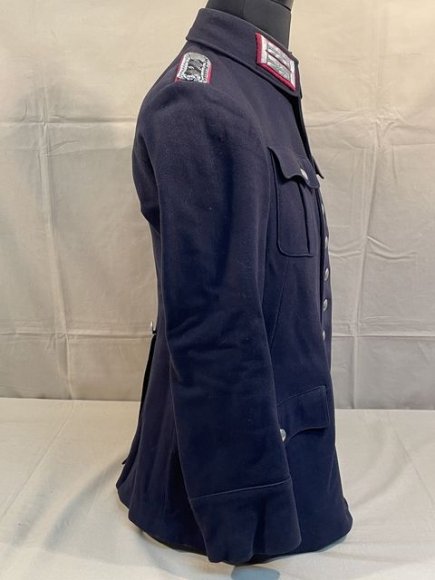 Original WWII German Fireman's Wool Officer's Tunic, Feuerschutzpolizei — image 25