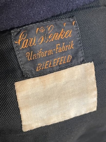 Original WWII German Fireman's Wool Officer's Tunic, Feuerschutzpolizei — image 46