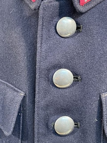 Original WWII German Fireman's Wool Officer's Tunic, Feuerschutzpolizei — image 6