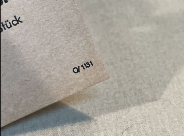 Original WWII German Cardstock Clothing Tag, Trikot-Unterhosen 10 Stueck — image 2