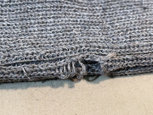 Original WWII German Soldier's Size-Ring Wool Socks, SIZE 2 PAIR — image 13