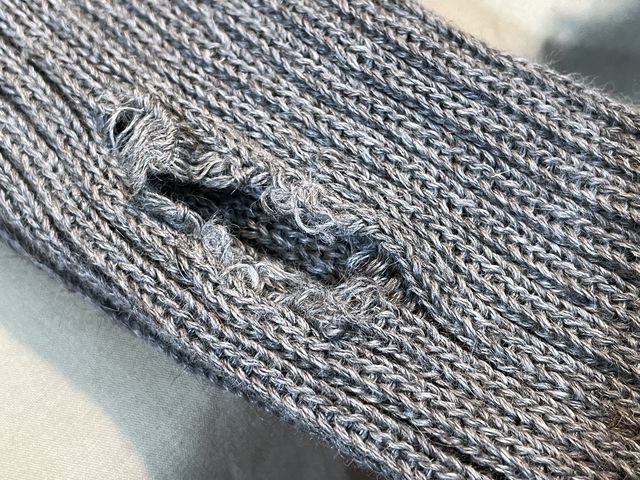 Original WWII German Soldier's Size-Ring Wool Socks, SIZE 2 PAIR — image 16