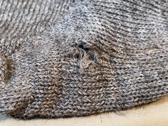 Original WWII German Soldier's Size-Ring Wool Socks, SIZE 2 PAIR — image 9