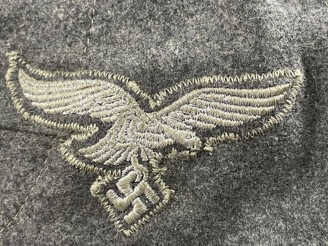Original WWII German Luftwaffe (Air Force) Paratrooper's Fliegerbluse Tunic, Medical Personnel — image 2