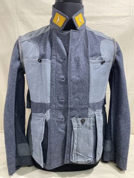 Original WWII German Luftwaffe (Air Force) Paratrooper's Fliegerbluse Tunic, Medical Personnel — image 33