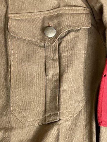 Original Nazi Era German SA or Political Leader's Service Shirt, Tie & Arm Band — image 11