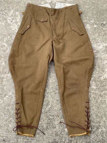 Original Nazi Era German NSDAP Corduroy Breeches, RZM Marked!