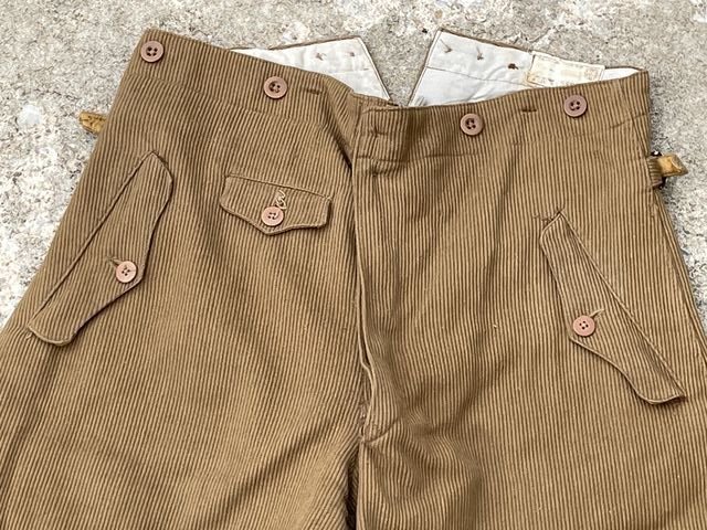Original Nazi Era German NSDAP Corduroy Breeches, RZM Marked! — image 2