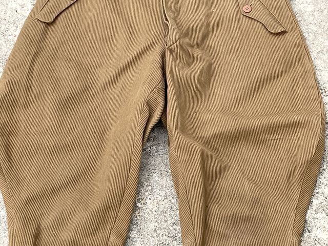 Original Nazi Era German NSDAP Corduroy Breeches, RZM Marked! — image 3