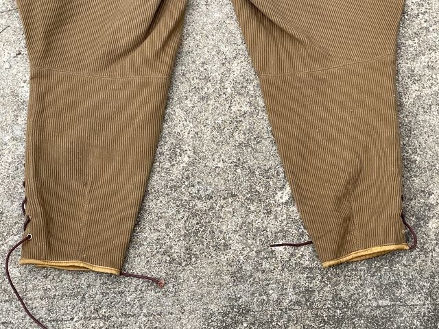Original Nazi Era German NSDAP Corduroy Breeches, RZM Marked! — image 8