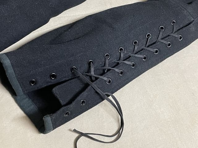 Original Nazi Era German Hitler Youth (HJ) Leader's Black Breeches, RZM Tag — image 14