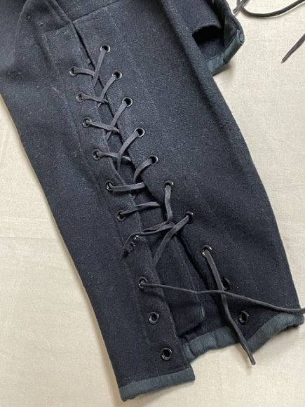 Original Nazi Era German Hitler Youth (HJ) Leader's Black Breeches, RZM Tag — image 15