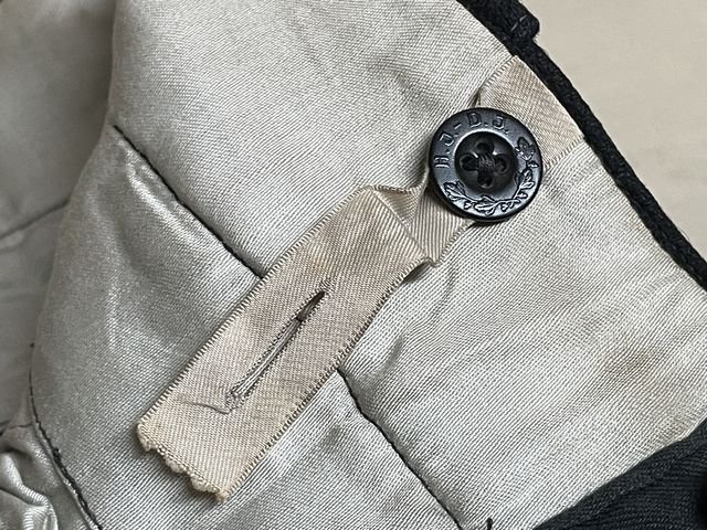 Original Nazi Era German Hitler Youth (HJ) Leader's Black Breeches, RZM Tag — image 20