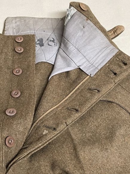 Original Nazi Era German NSDAP Wool Breeches, RZM Tag! — image 22