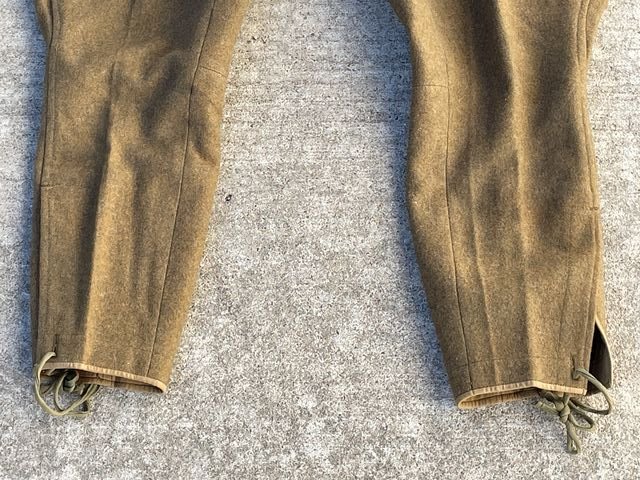 Original Nazi Era German NSDAP Wool Breeches, RZM Tag! — image 4