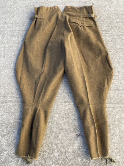 Original Nazi Era German NSDAP Wool Breeches, RZM Tag! — image 5