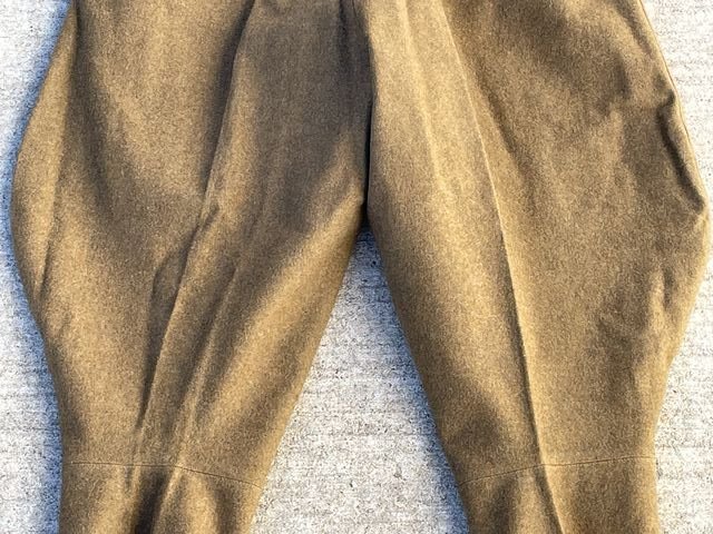Original Nazi Era German NSDAP Wool Breeches, RZM Tag! — image 7