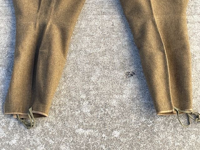 Original Nazi Era German NSDAP Wool Breeches, RZM Tag! — image 8