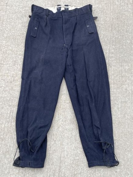 Original Nazi Era German Hitler Youth Wool Ski Trousers, RZM TAG!