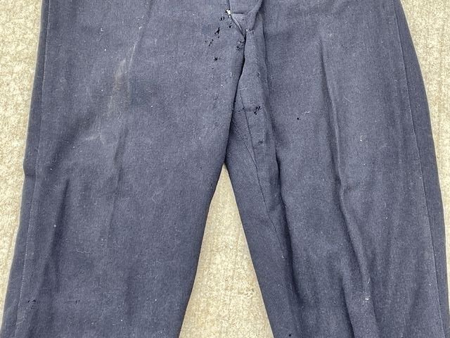 Original Nazi Era German Hitler Youth Wool Ski Trousers, RZM TAG! — image 3