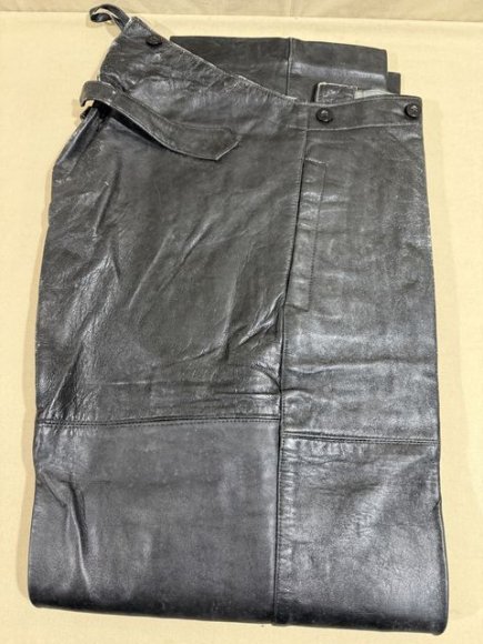 Original WWII German Kriegsmarine U-Boat Protective Leather Pants, 1941