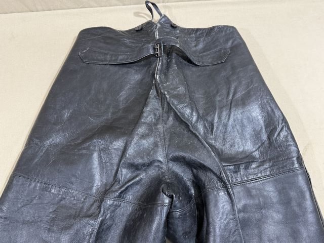 Original WWII German Kriegsmarine U-Boat Protective Leather Pants, 1941 — image 19