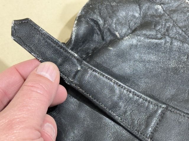 Original WWII German Kriegsmarine U-Boat Protective Leather Pants, 1941 — image 5