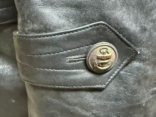 Original WWII German Kriegsmarine U-Boat Protective Leather Jacket, 1941 — image 12