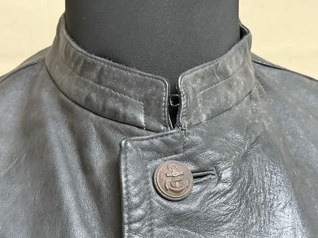 Original WWII German Kriegsmarine U-Boat Protective Leather Jacket, 1941 — image 2