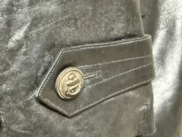 Original WWII German Kriegsmarine U-Boat Protective Leather Jacket, 1941 — image 23