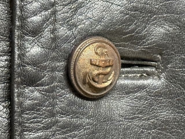 Original WWII German Kriegsmarine U-Boat Protective Leather Jacket, 1941 — image 5