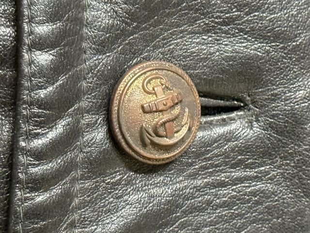 Original WWII German Kriegsmarine U-Boat Protective Leather Jacket, 1941 — image 6