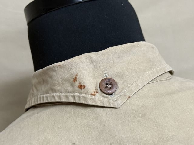 Original WWII German Waffen-SS Tropical Sahara Service Shirt — image 18