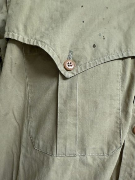 Original WWII German Waffen-SS Tropical Sahara Service Shirt — image 2
