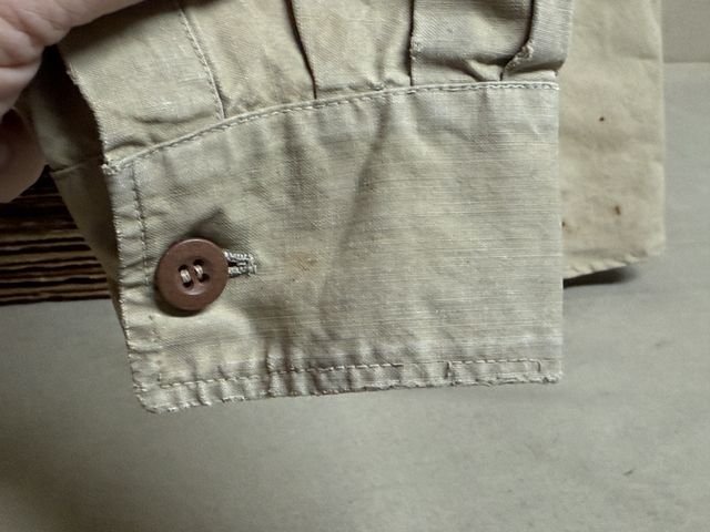 Original WWII German Waffen-SS Tropical Sahara Service Shirt — image 27