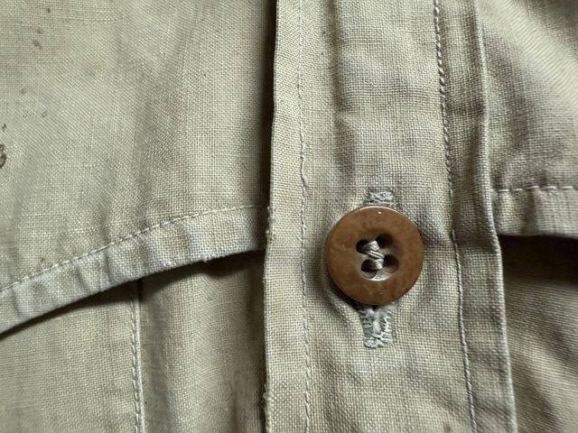 Original WWII German Waffen-SS Tropical Sahara Service Shirt — image 7