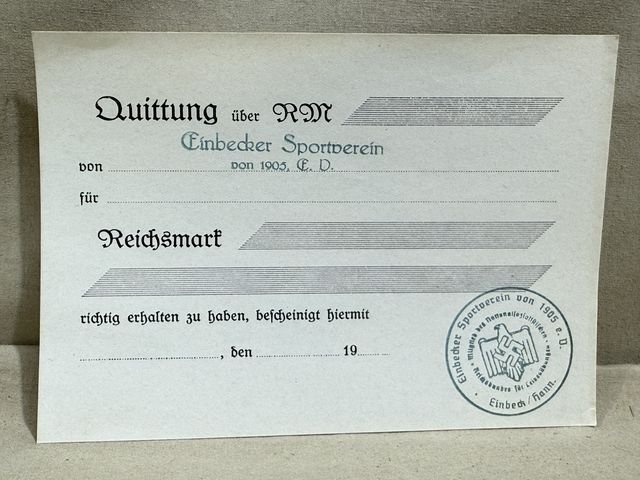 Original Nazi Era German ID Book / Documents Grouping — image 2
