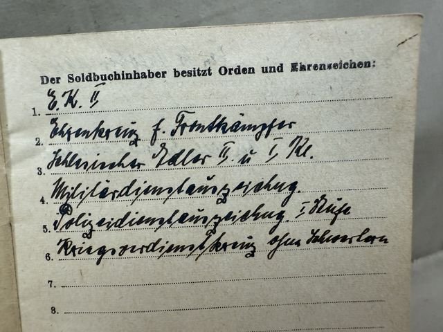 Original Nazi Era German ID Book / Documents Grouping — image 30