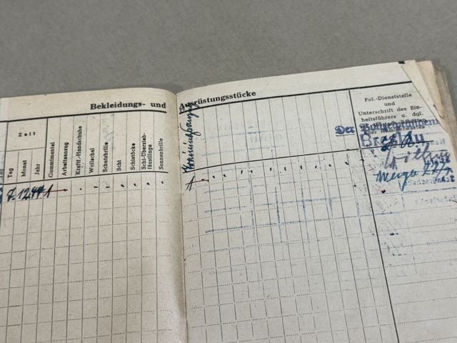 Original Nazi Era German ID Book / Documents Grouping — image 34