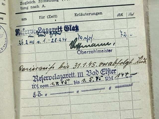 Original Nazi Era German ID Book / Documents Grouping — image 37