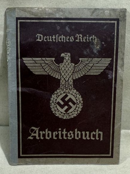 Original Nazi Era German ID Book / Documents Grouping — image 6