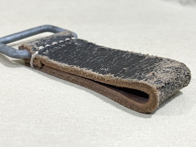 Original WWII German D-Ring Belt Loop, MARKED! — image 3
