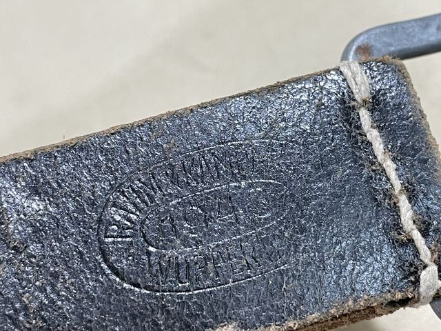 Original WWII German D-Ring Belt Loop, MARKED! — image 5